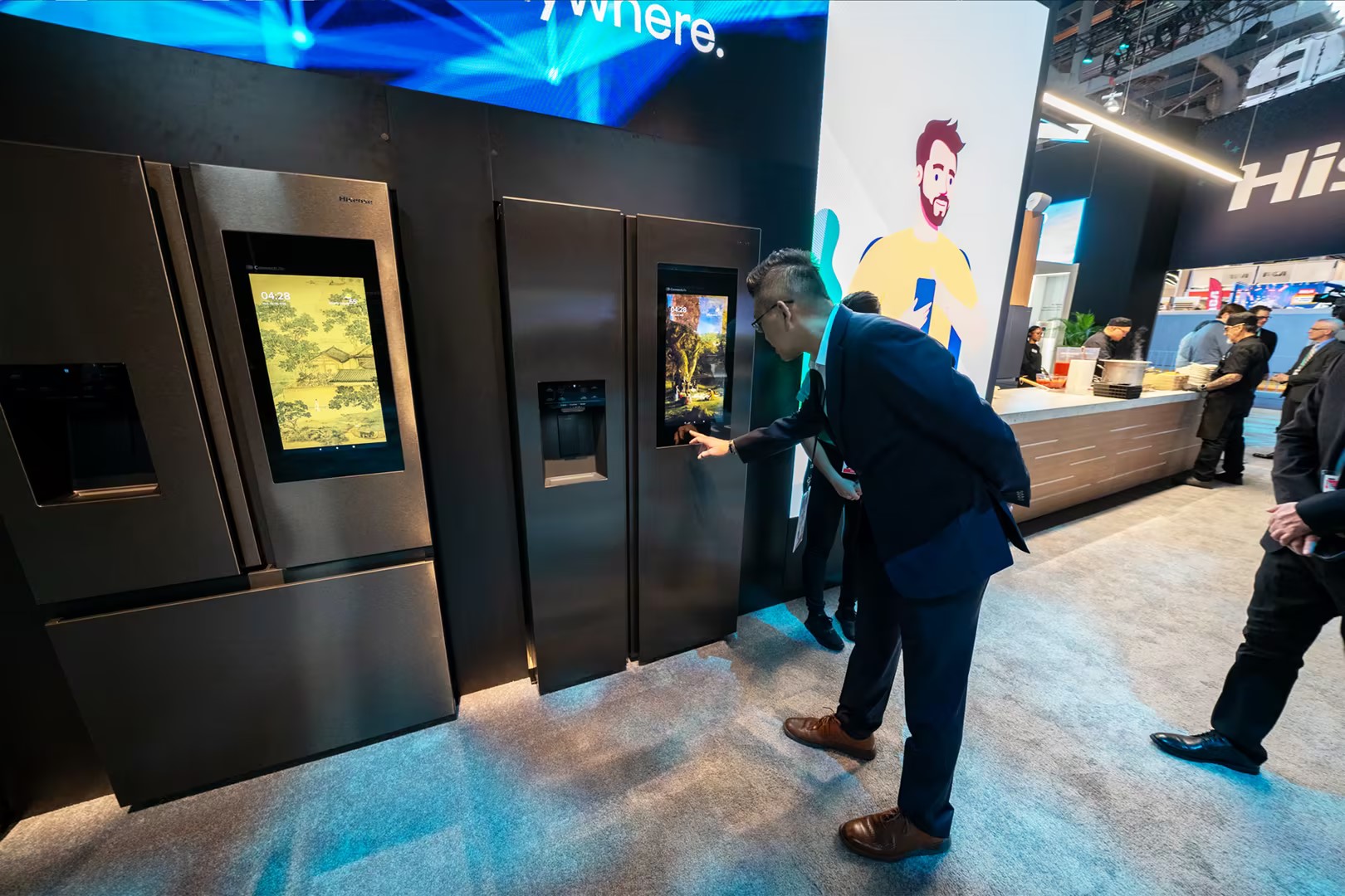 点：海信冰箱AI智能厨房新标杆！AYX爱游戏CES 2025看(图3)